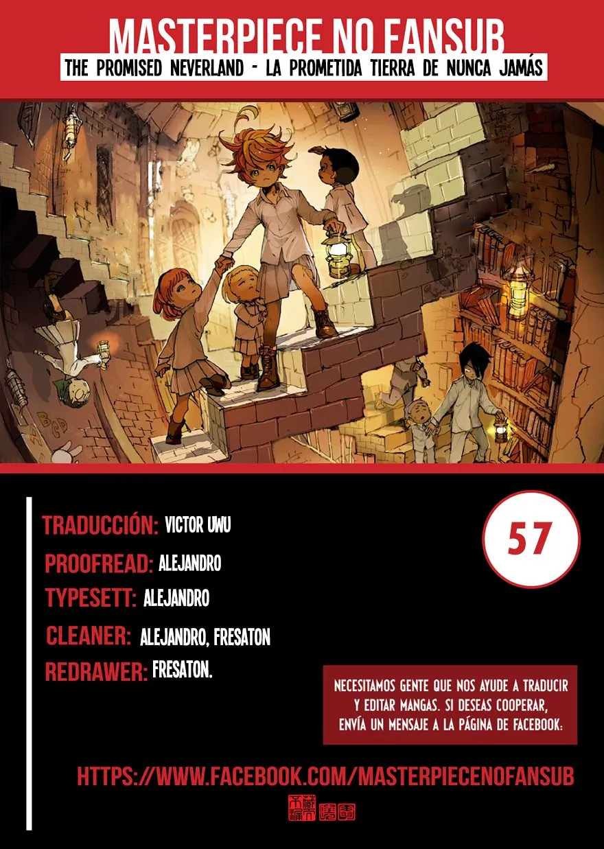 The Promised Neverland Capítulo 57 en Línea - página 1