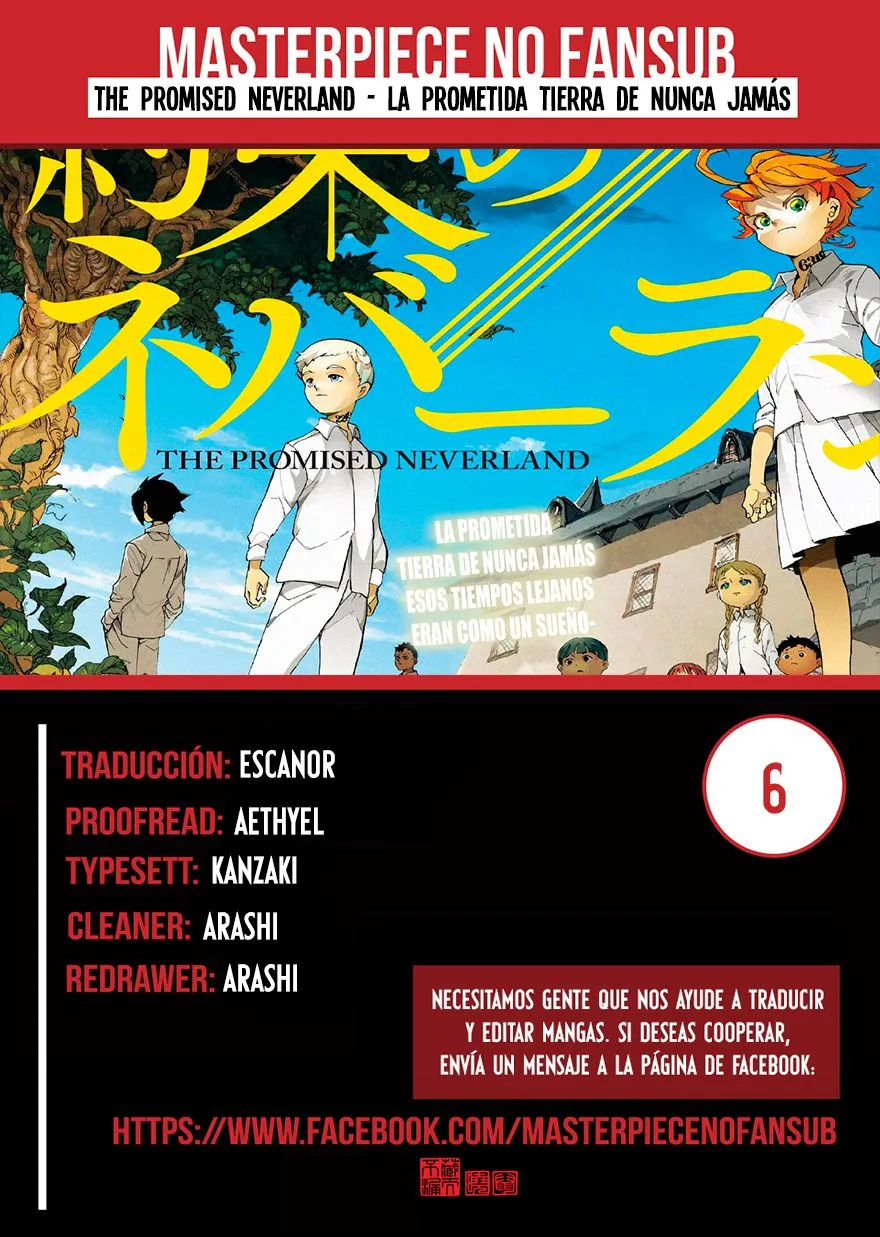 The Promised Neverland Capítulo 6 en Línea - página 1