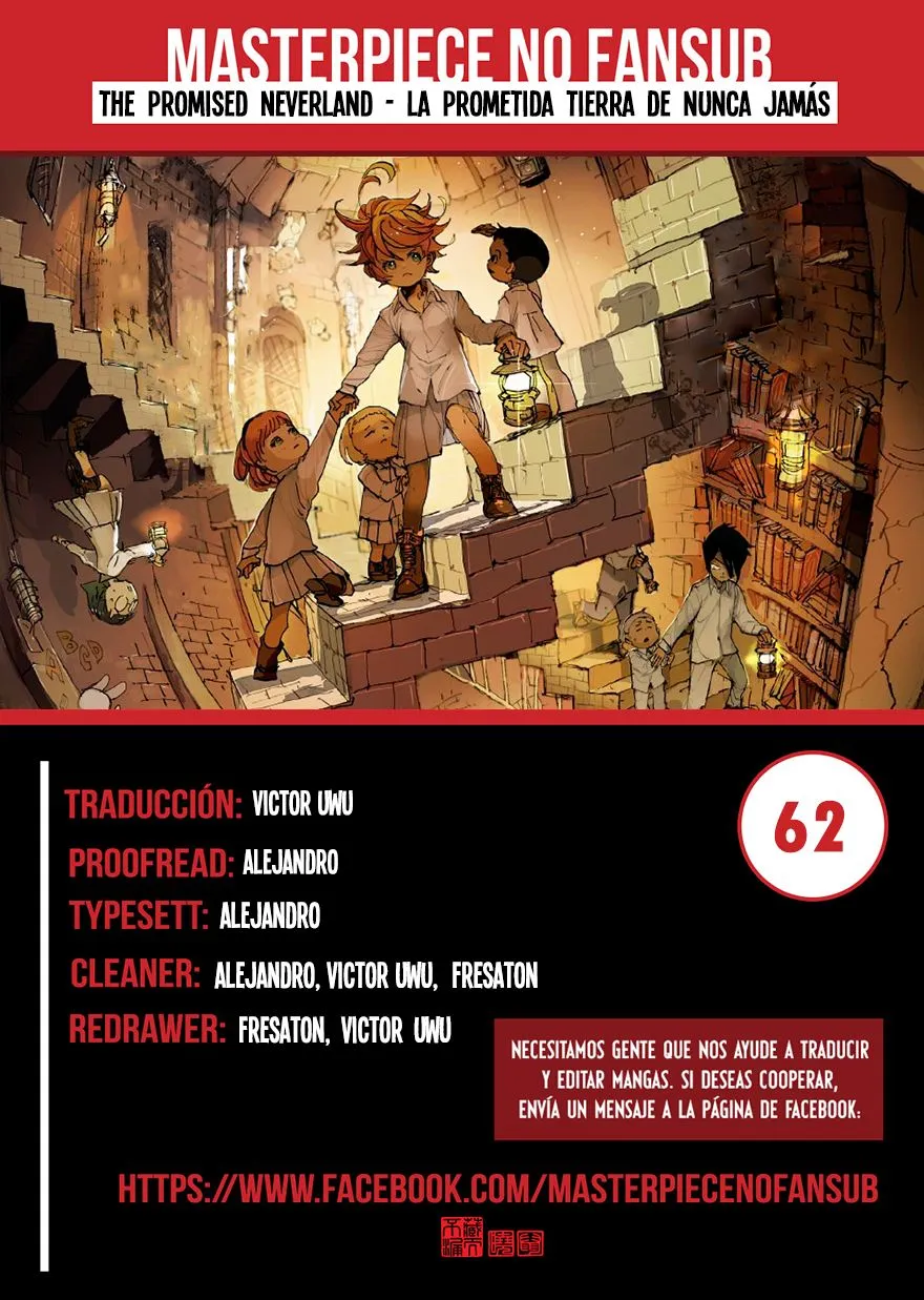 The Promised Neverland Capítulo 62 en Línea - página 1