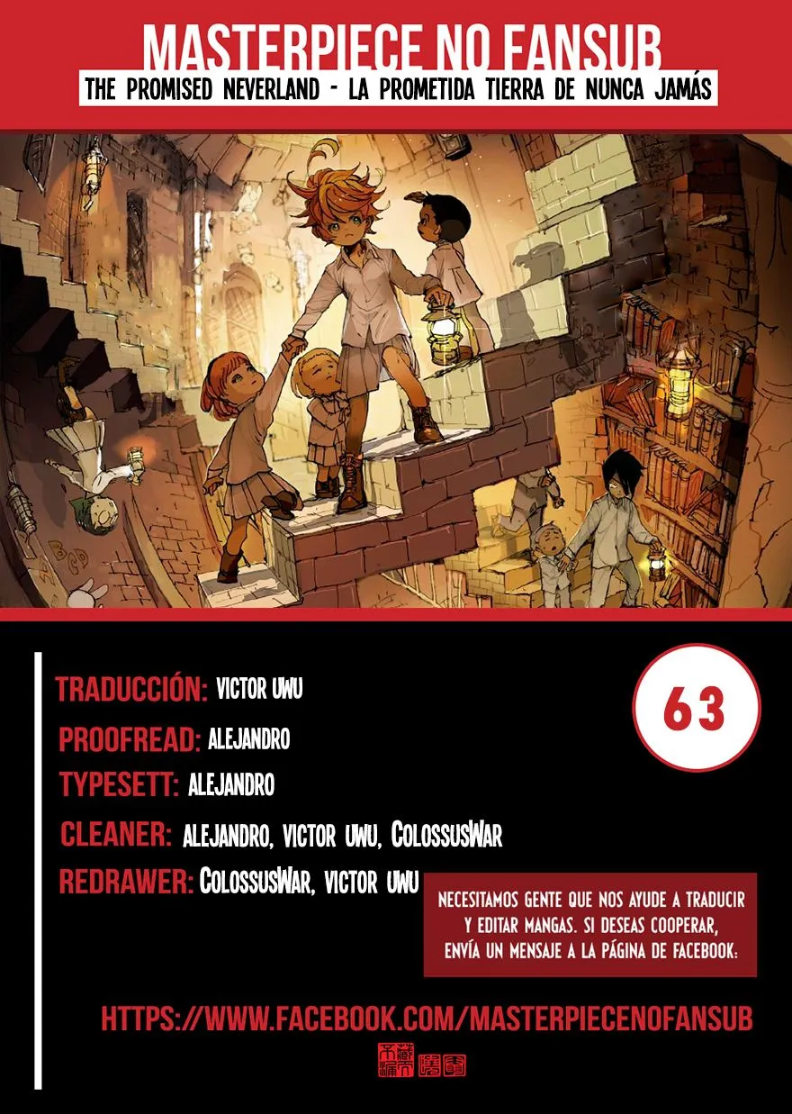 The Promised Neverland Capítulo 63 en Línea - página 1