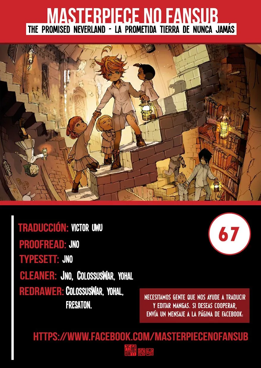 The Promised Neverland Capítulo 67 en Línea - página 1
