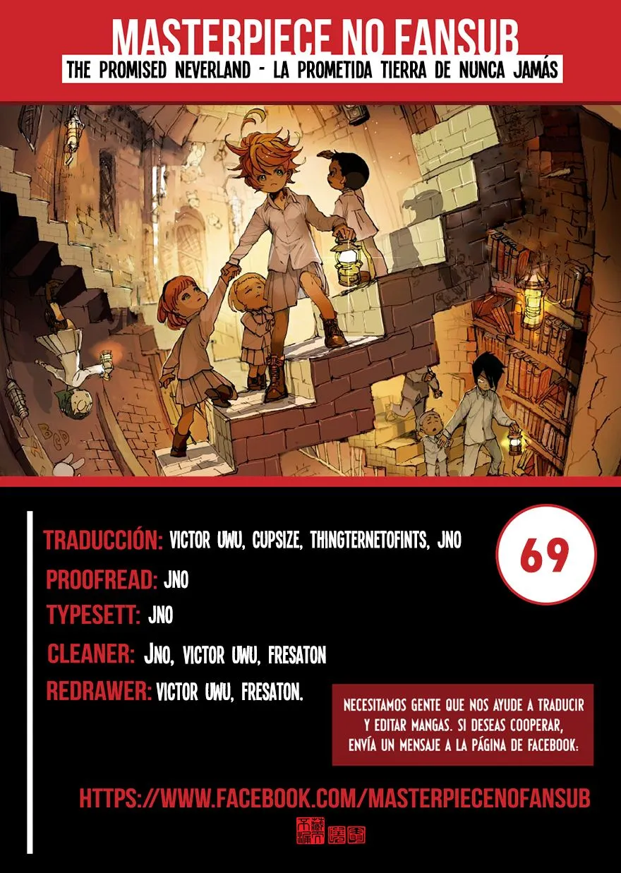 The Promised Neverland Capítulo 69 en Línea - página 1