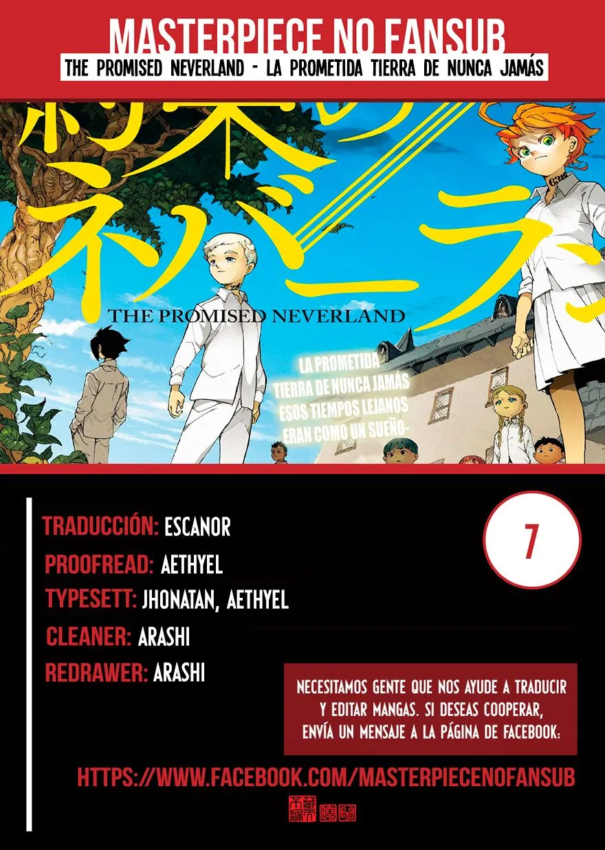 The Promised Neverland Capítulo 7 en Línea - página 1