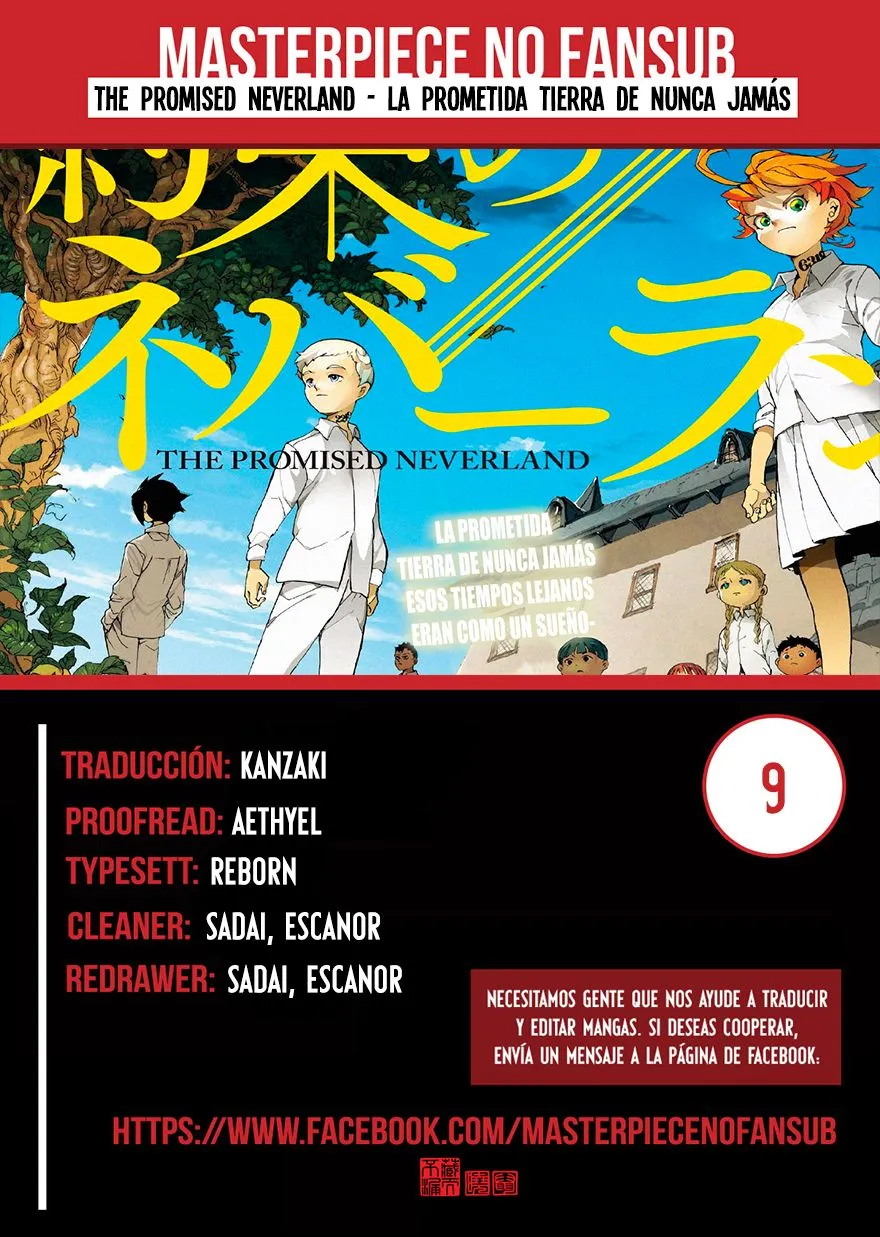 The Promised Neverland Capítulo 9 en Línea - página 1