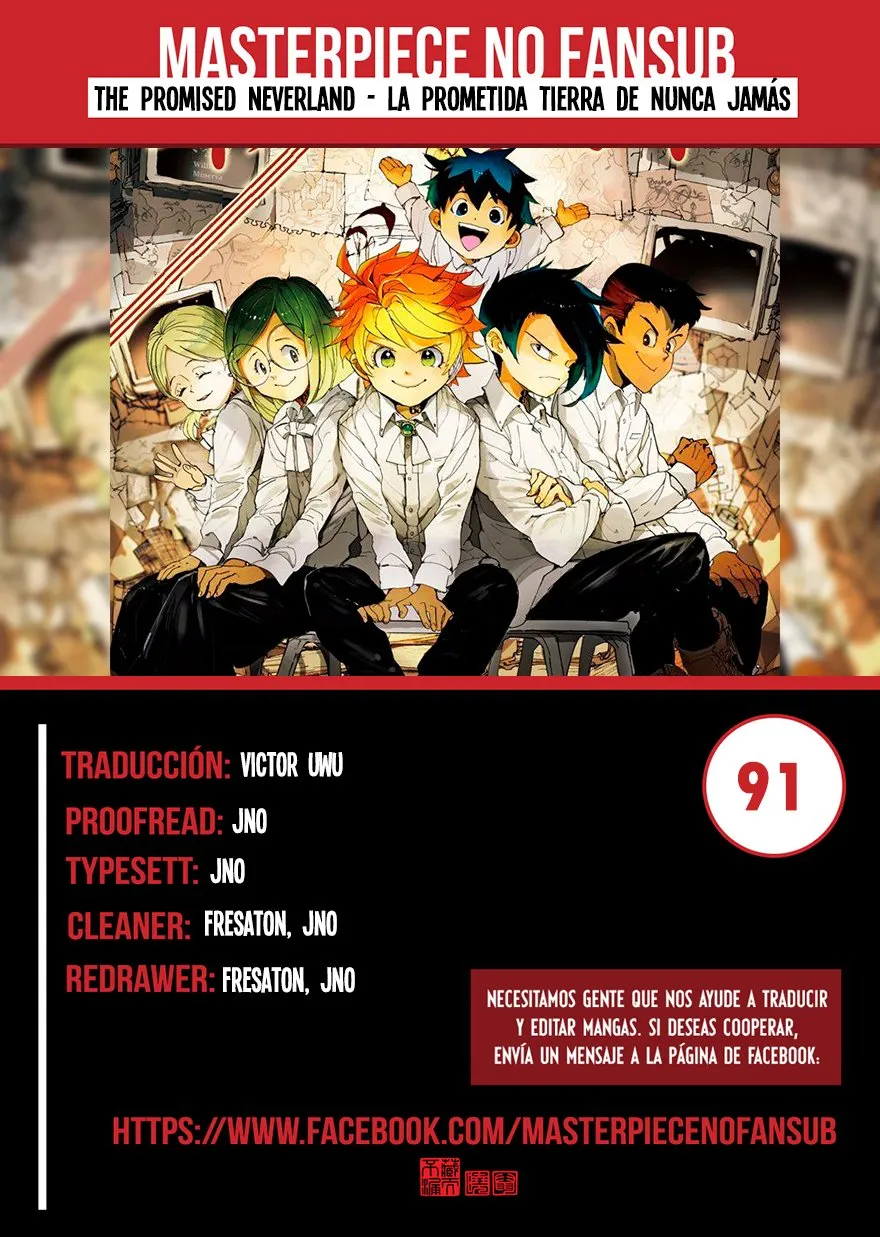 The Promised Neverland Capítulo 91 en Línea - página 1