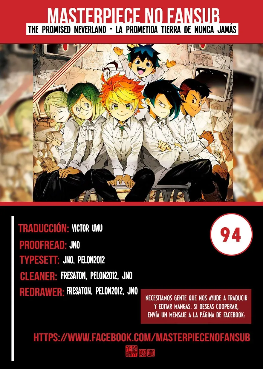 The Promised Neverland Capítulo 94 en Línea - página 1