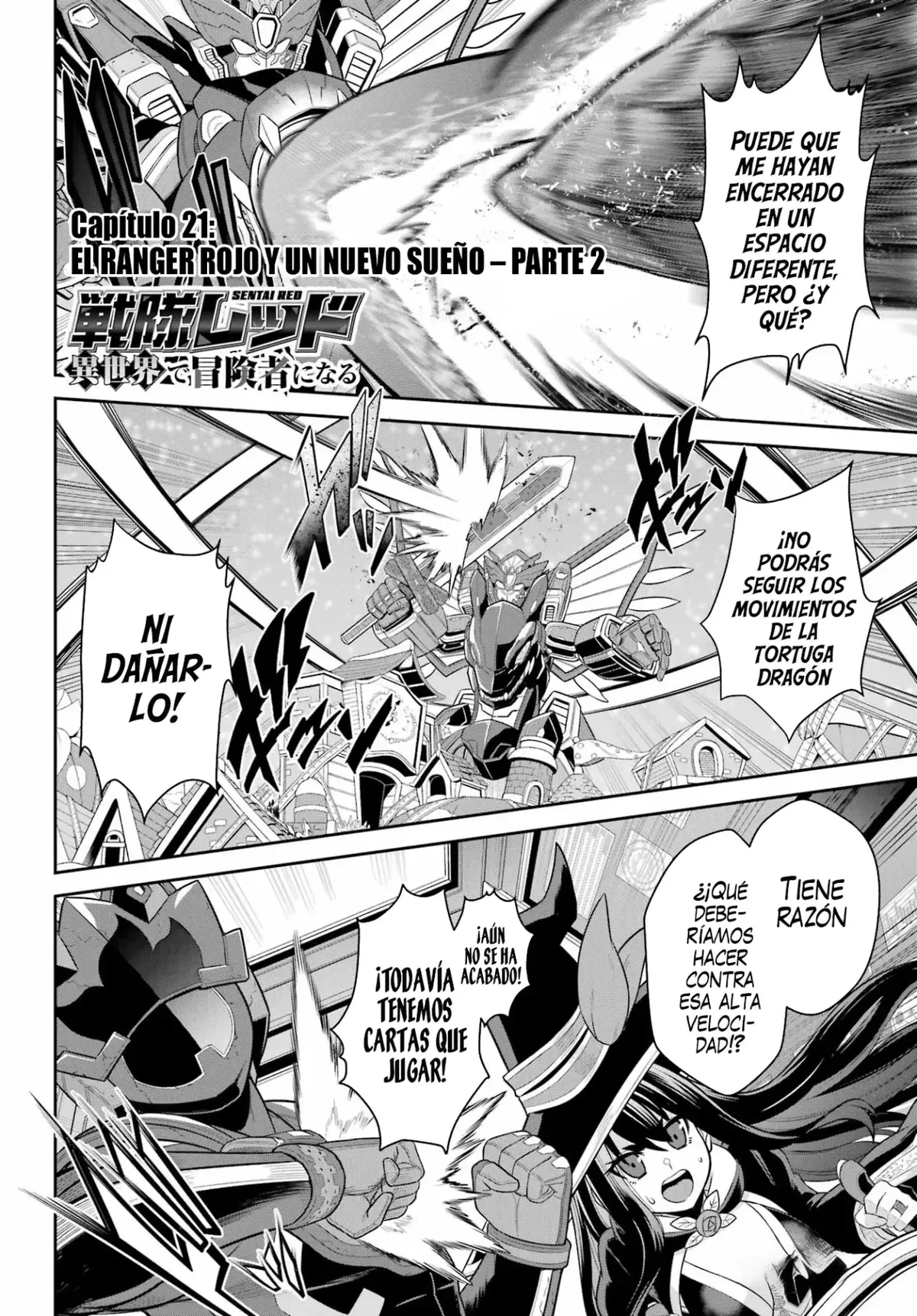 The Red Ranger Becomes an Adventurer in Another World Capítulo 21.2 en Línea - página 1