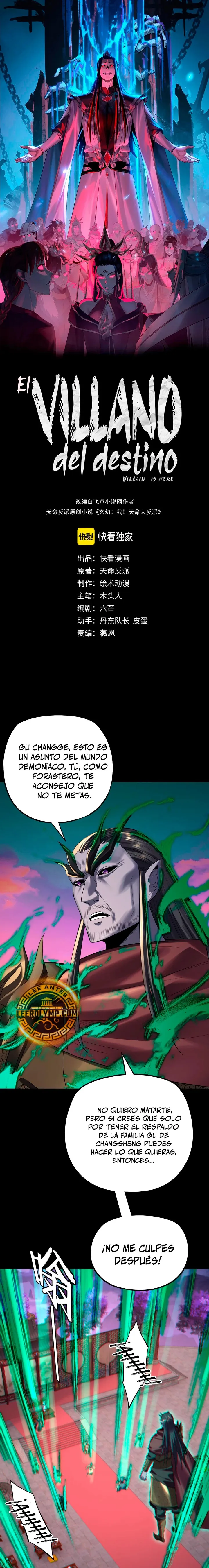 The Villain Of Destiny Capítulo 191 en Línea - página 2