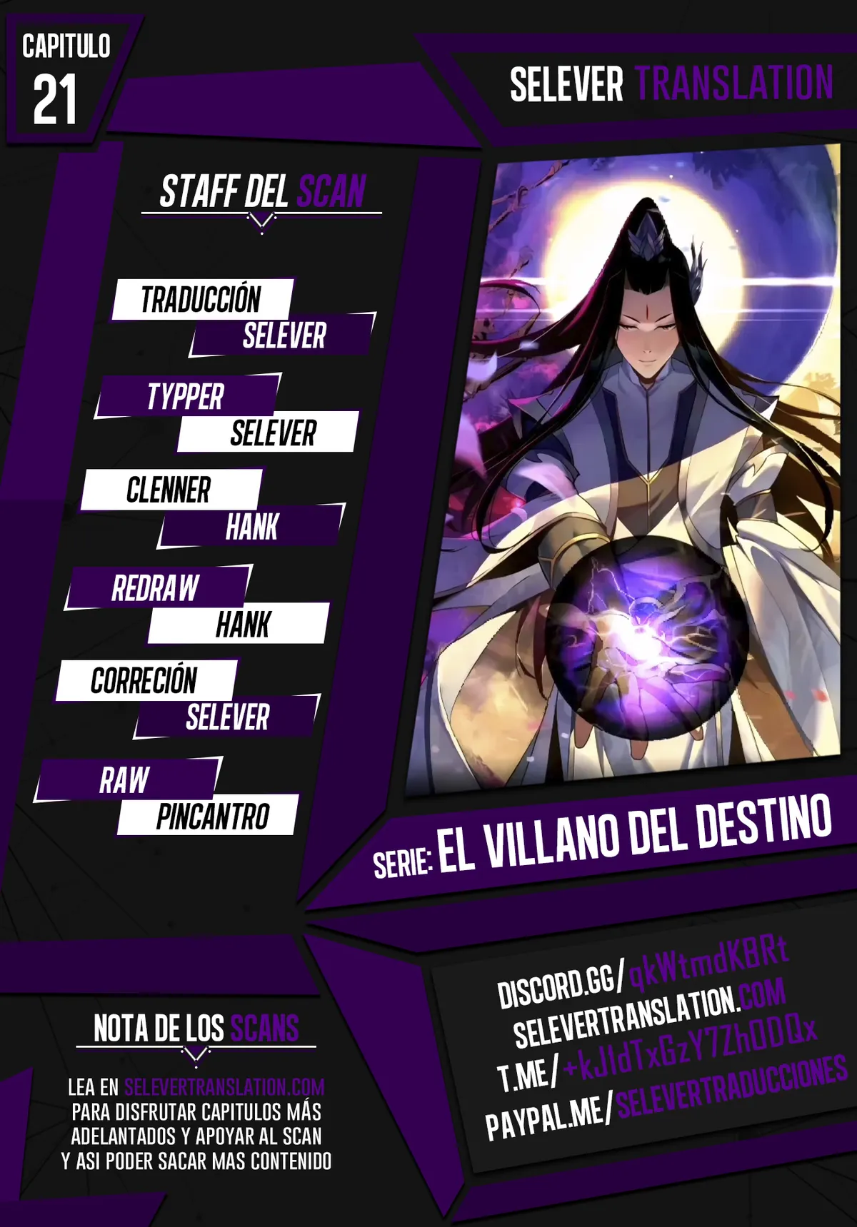 The Villain Of Destiny Capítulo 21 en Línea - página 1