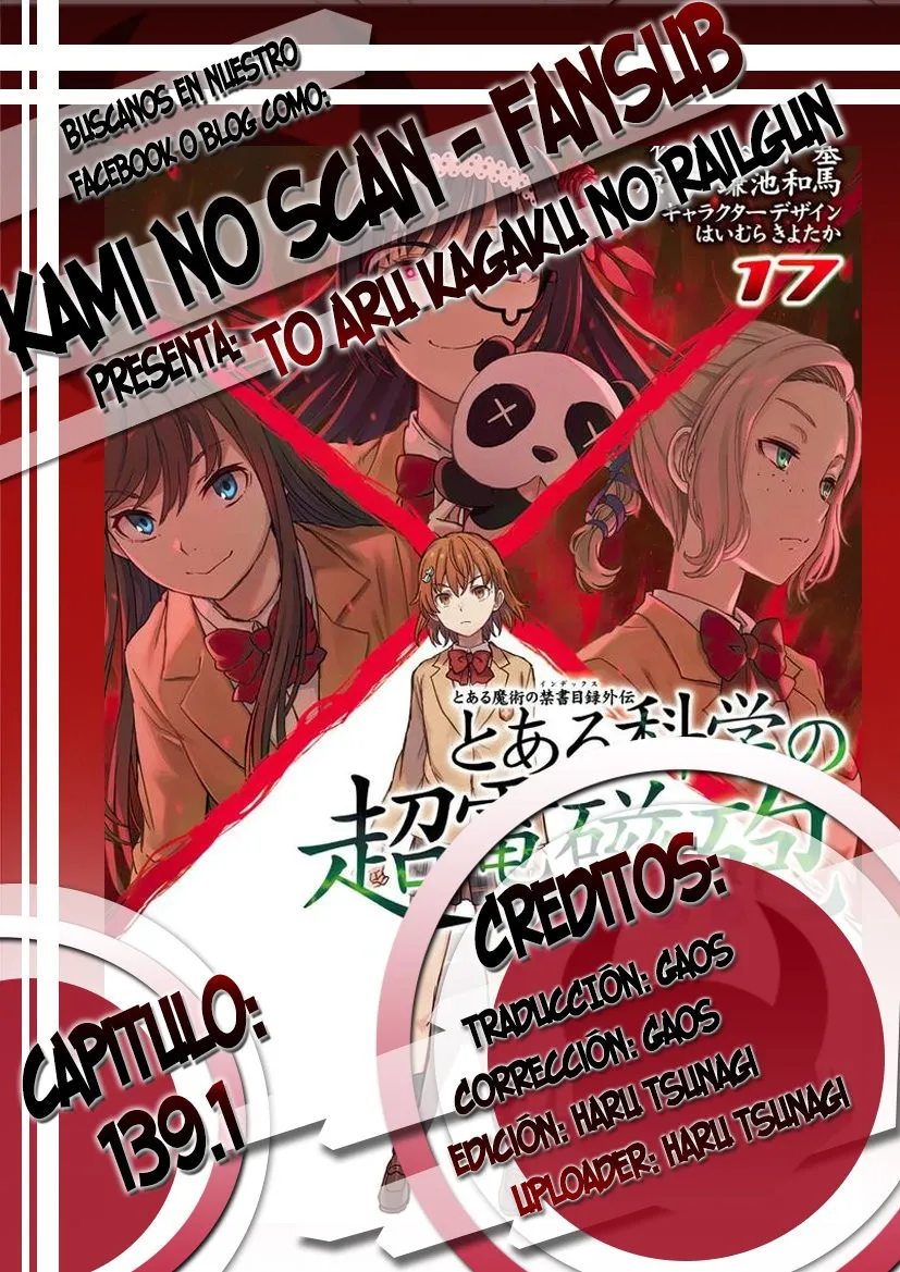 Toaru Kagaku no Railgun Capítulo 139.1 en Línea - página 1
