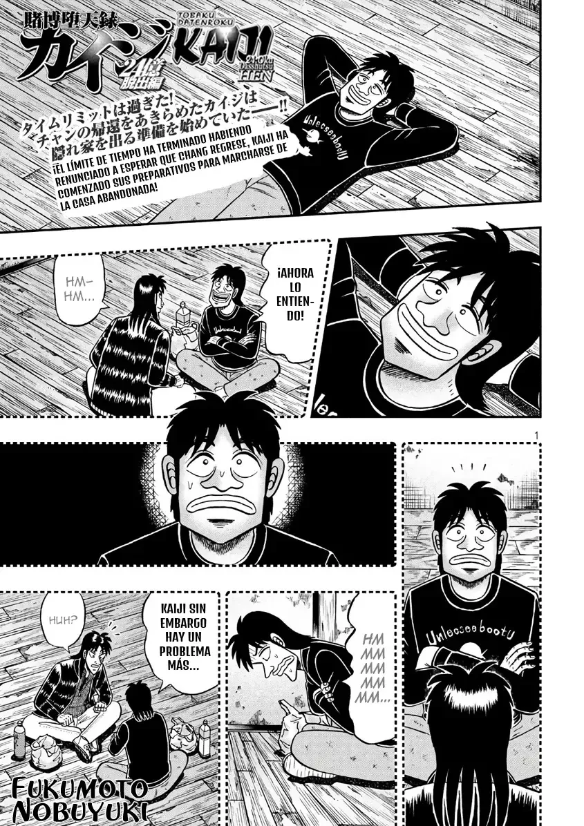 Tobaku Datenroku Kaiji: 24-oku Dasshutsu-hen Capítulo 32 en Línea - página 1