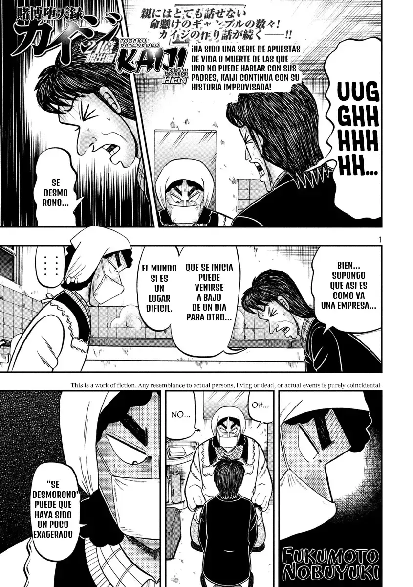 Tobaku Datenroku Kaiji: 24-oku Dasshutsu-hen Capítulo 46 en Línea - página 1