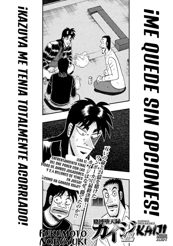 Tobaku Datenroku Kaiji: 24-oku Dasshutsu-hen Capítulo 8 en Línea - página 1