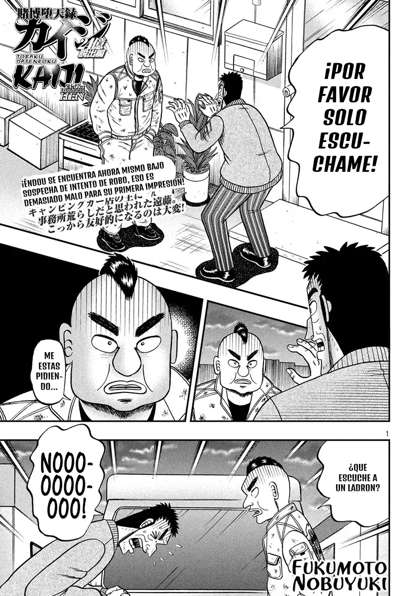Tobaku Datenroku Kaiji: 24-oku Dasshutsu-hen Capítulo 86 en Línea - página 1