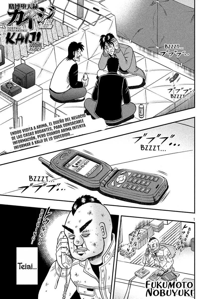 Tobaku Datenroku Kaiji: 24-oku Dasshutsu-hen Capítulo 91 en Línea - página 1