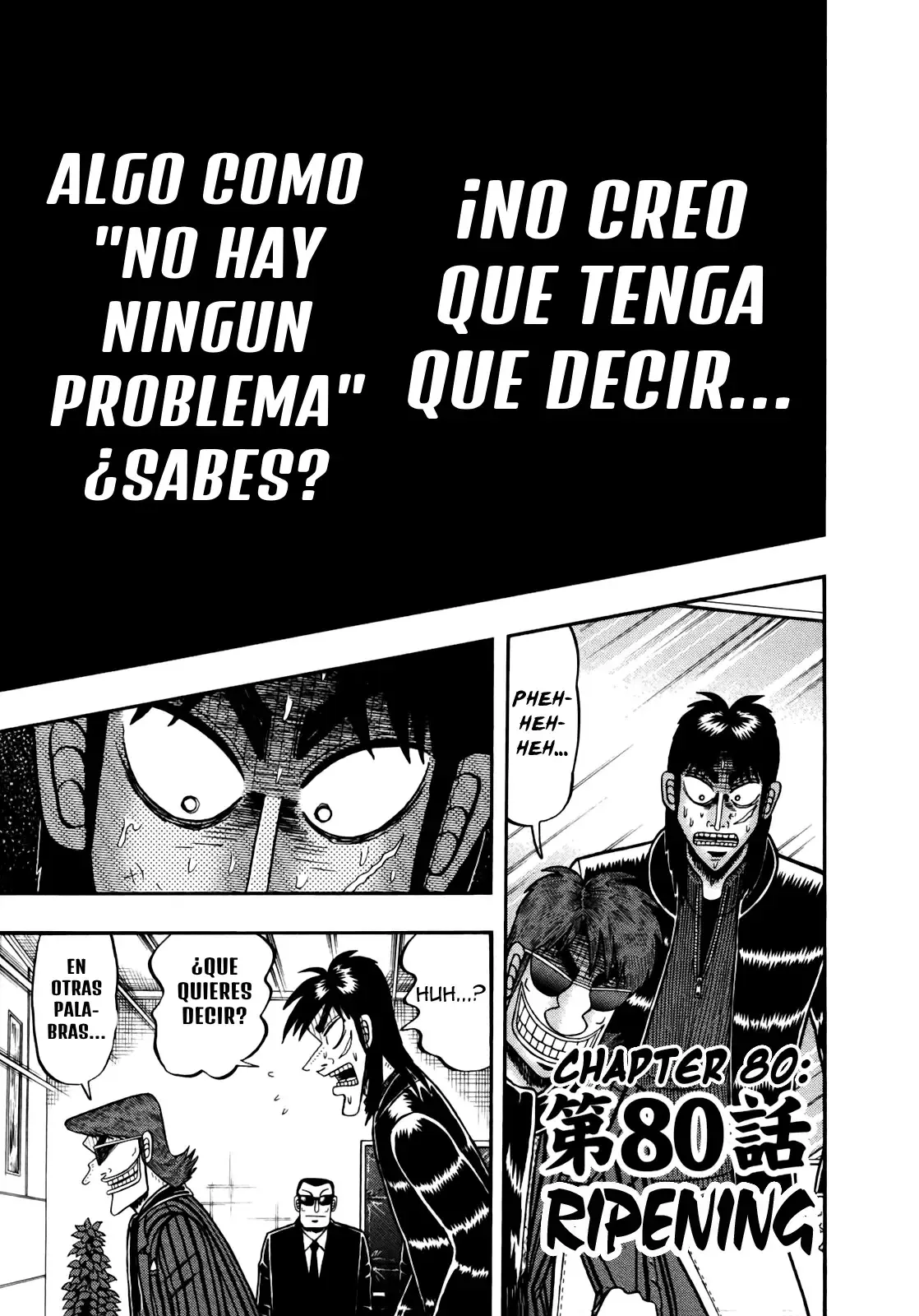 Tobaku Datenroku Kaiji: Kazuya-Hen Capítulo 80 en Línea - página 1