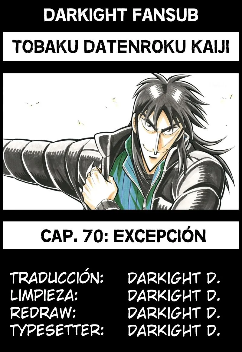 Tobaku Datenroku Kaiji Capítulo 70 en Línea - página 1