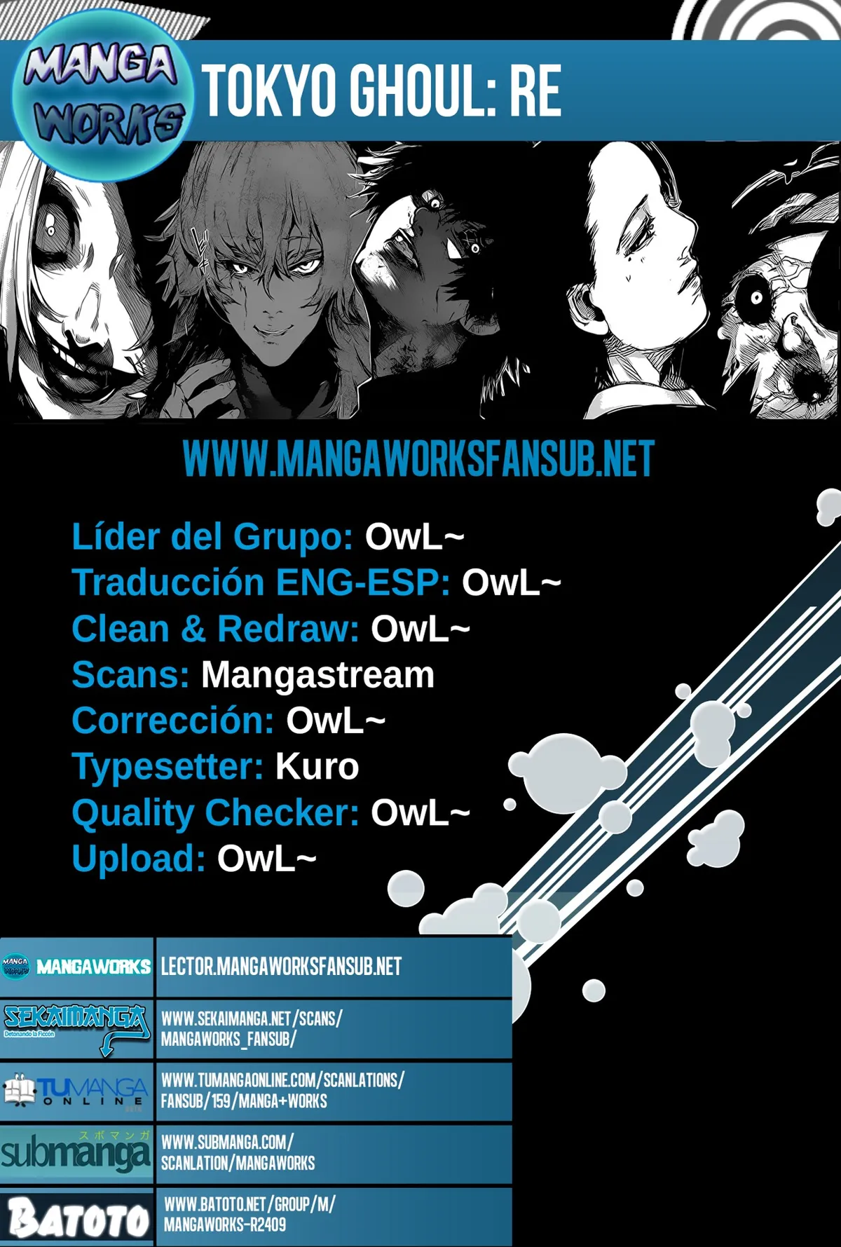 Tokyo Ghoul:re Capítulo 65 en Línea - página 1