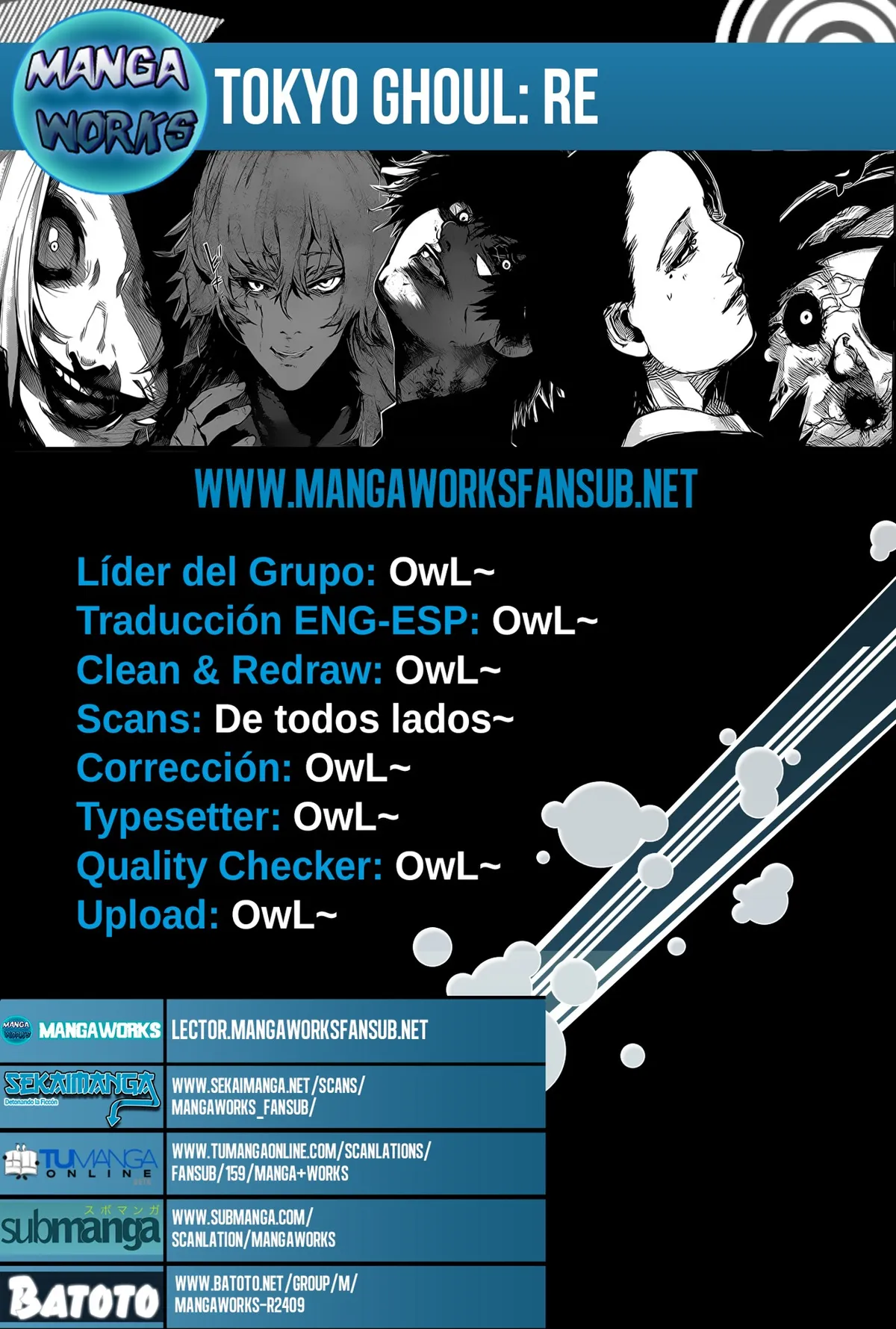 Tokyo Ghoul:re Capítulo 68 en Línea - página 1