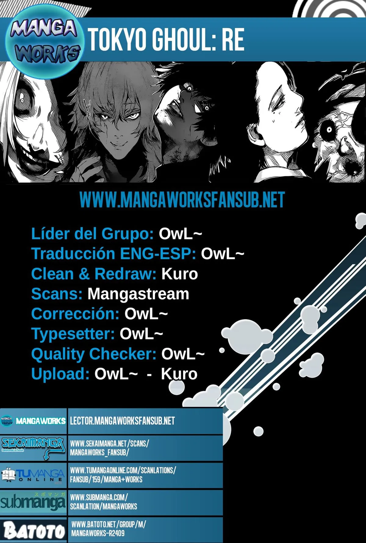 Tokyo Ghoul:re Capítulo 69 en Línea - página 1