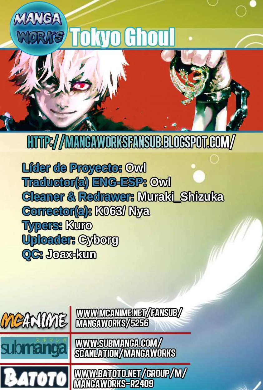 Tokyo Ghoul Capítulo 121 en Línea - página 1