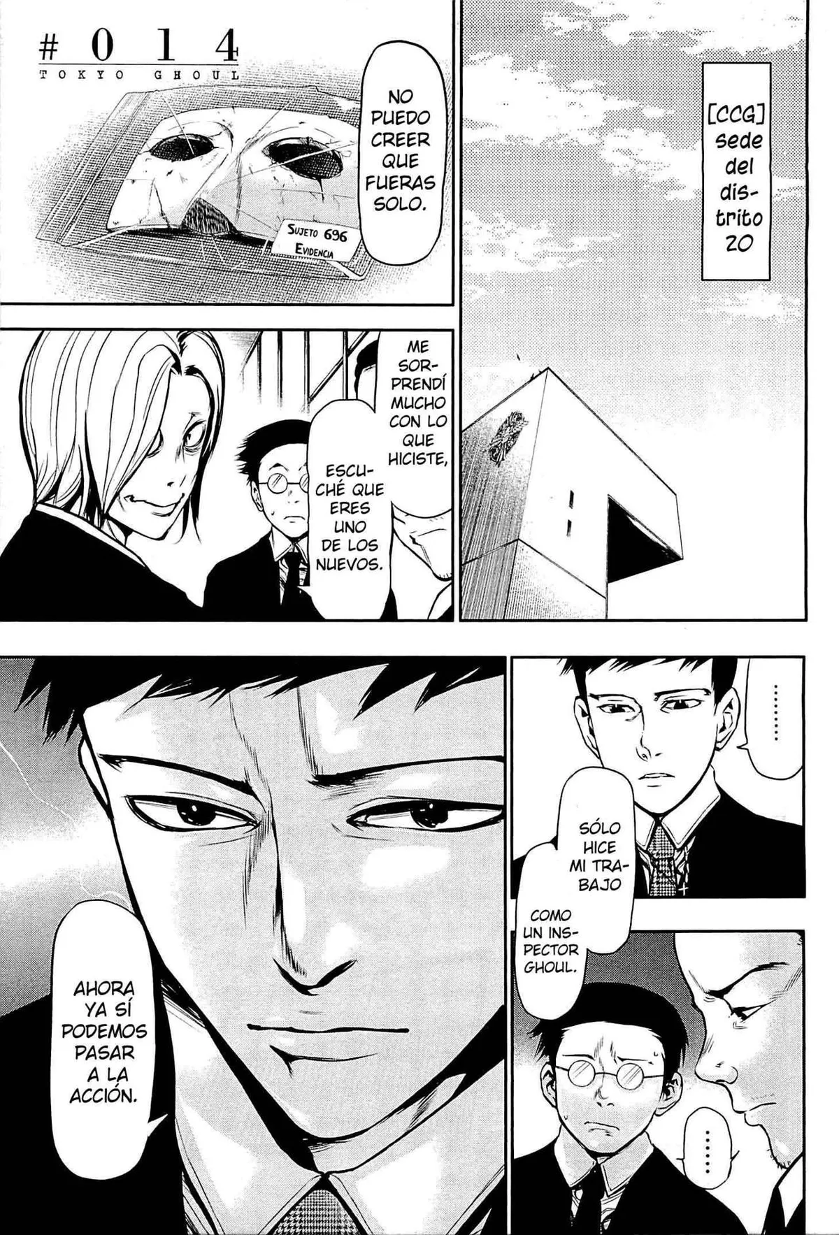 Tokyo Ghoul Capítulo 14 en Línea - página 1
