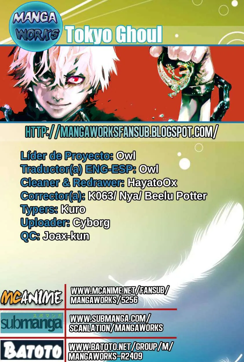 Tokyo Ghoul Capítulo 142 en Línea - página 1