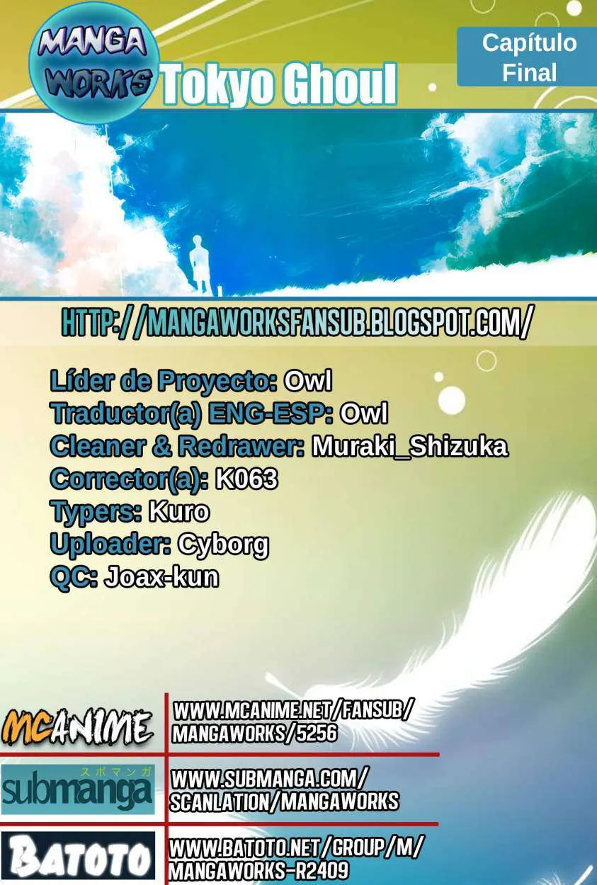 Tokyo Ghoul Capítulo 143 en Línea - página 1
