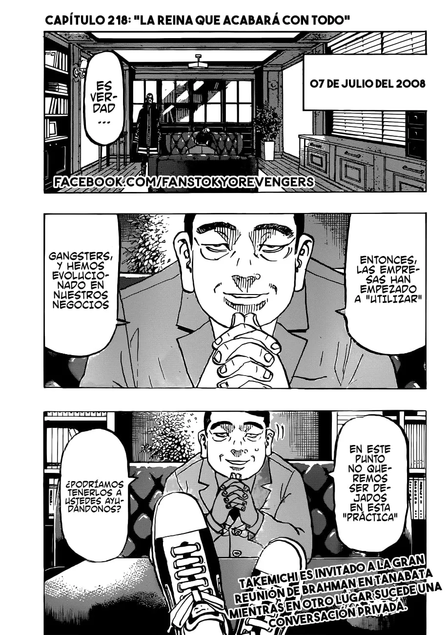 Tokyo Revengers Capítulo 218 en Línea - página 1