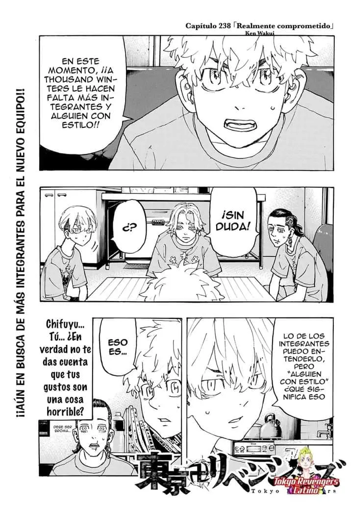 Tokyo Revengers Capítulo 238 en Línea - página 1