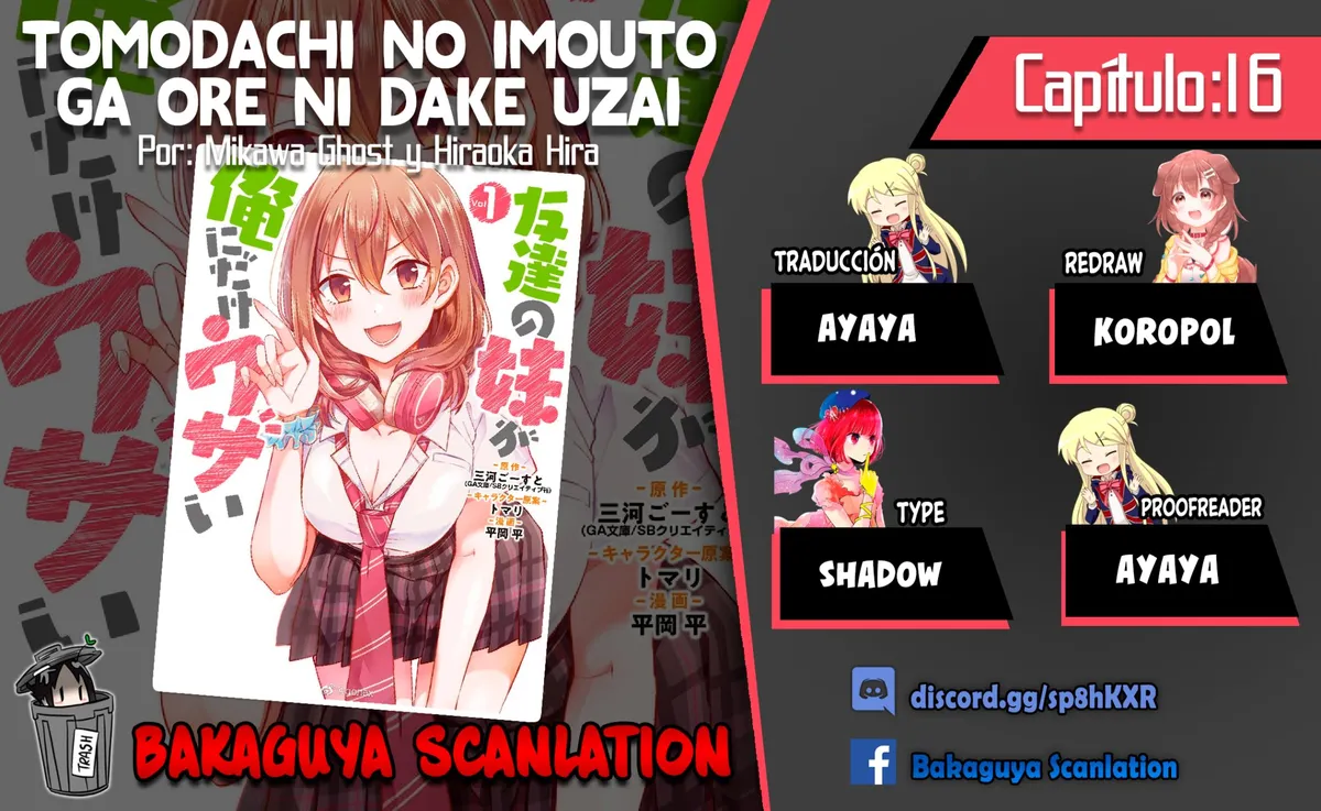 Tomodachi no Imouto ga Ore ni Dake Uzai Capítulo 16 en Línea - página 1