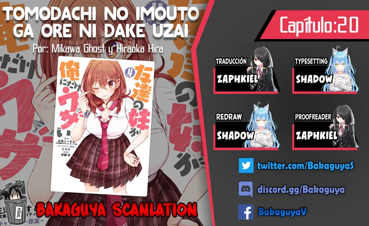 Tomodachi no Imouto ga Ore ni Dake Uzai Capítulo 20 en Línea - página 1
