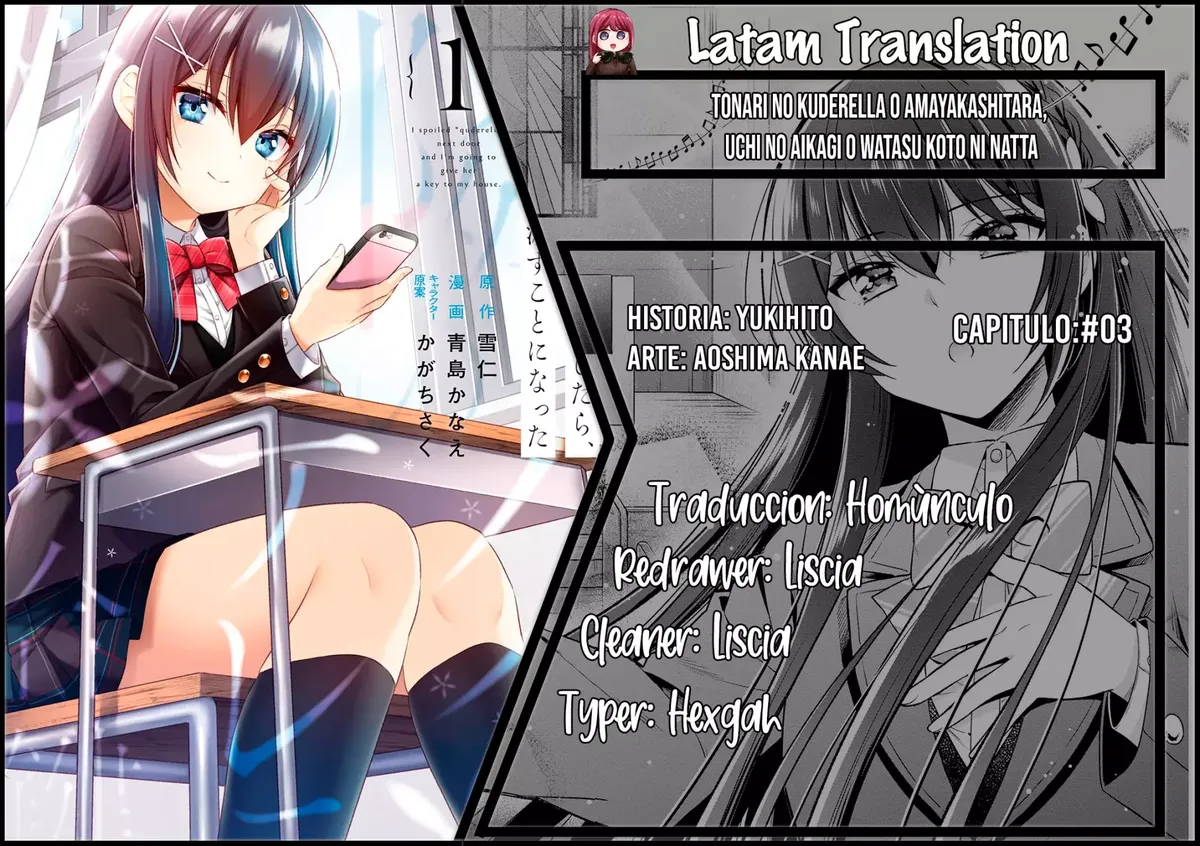 Tonari no Kuuderera o Amayakashitara, Uchi no Aikagi o Watasu Koto ni Natta Capítulo 3 en Línea - página 1