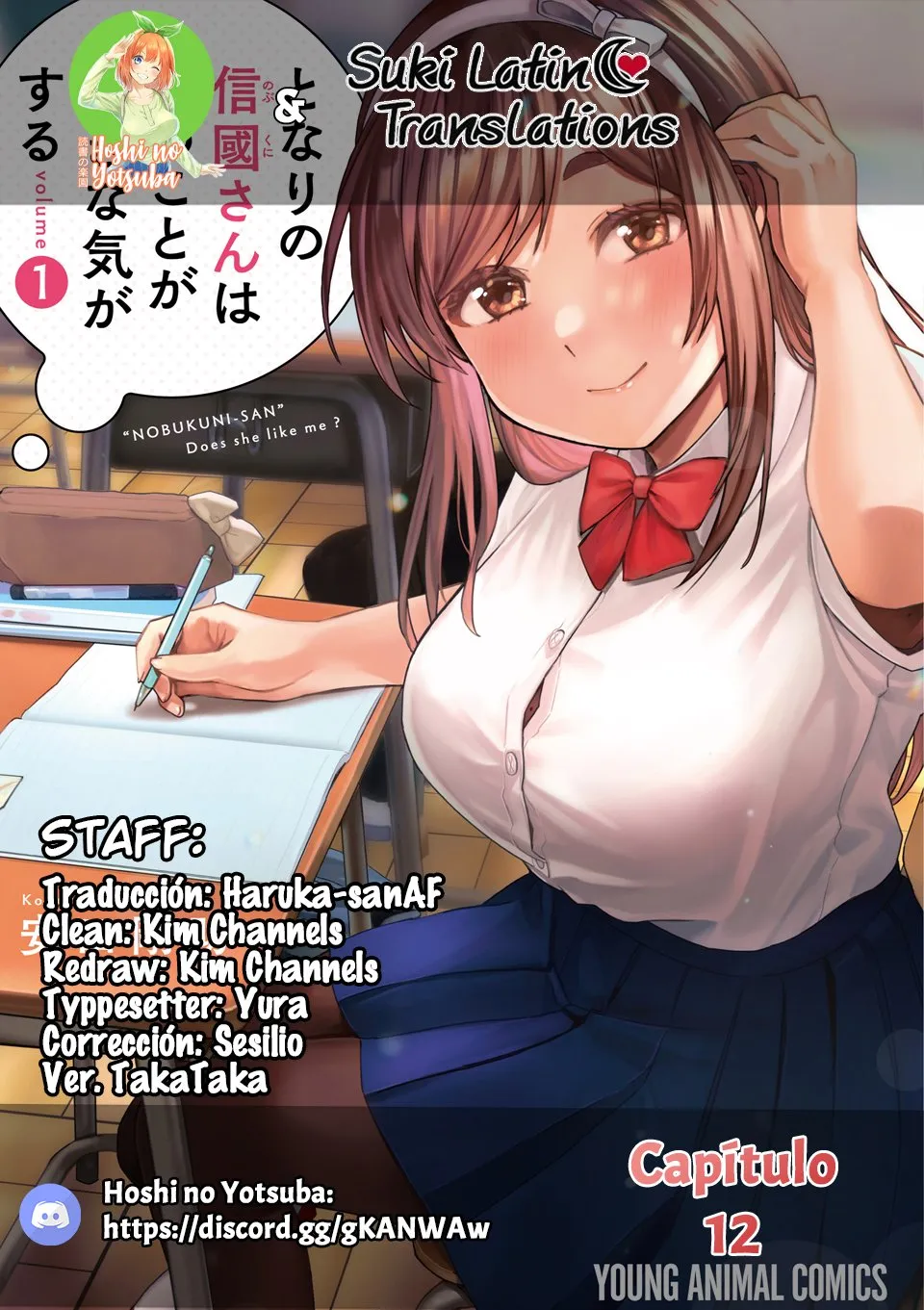 Tonari no Nobukuni-san wa Ore no Koto ga Suki na Ki ga Suru Capítulo 12 en Línea - página 1