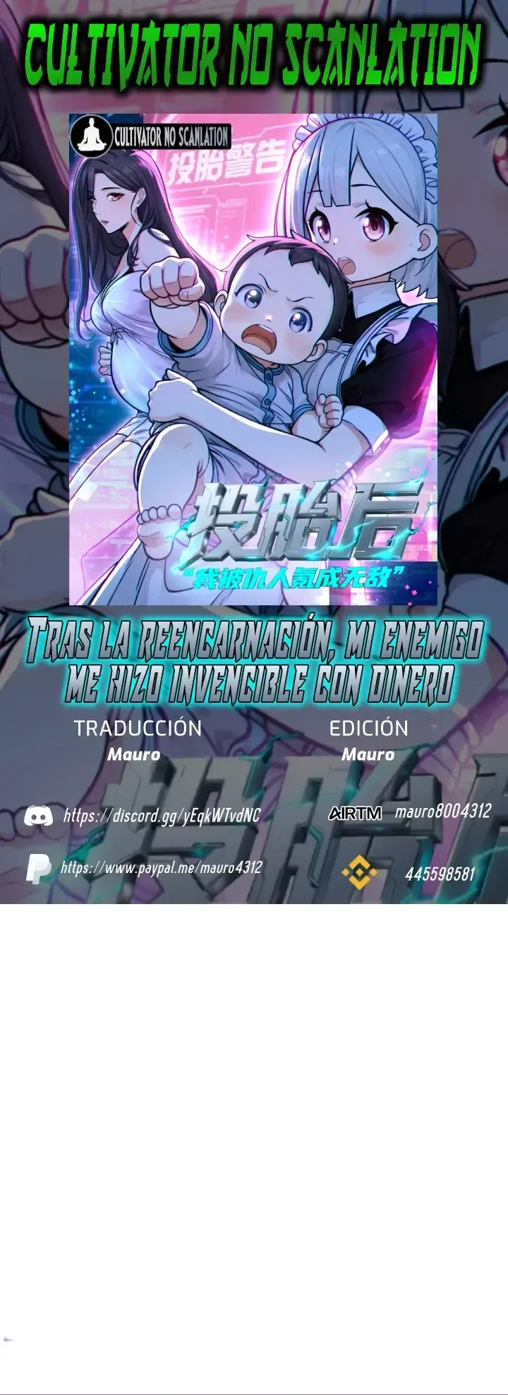 Tras la reencarnación, mi enemigo me hizo invencible con dinero Capítulo 26 en Línea - página 1