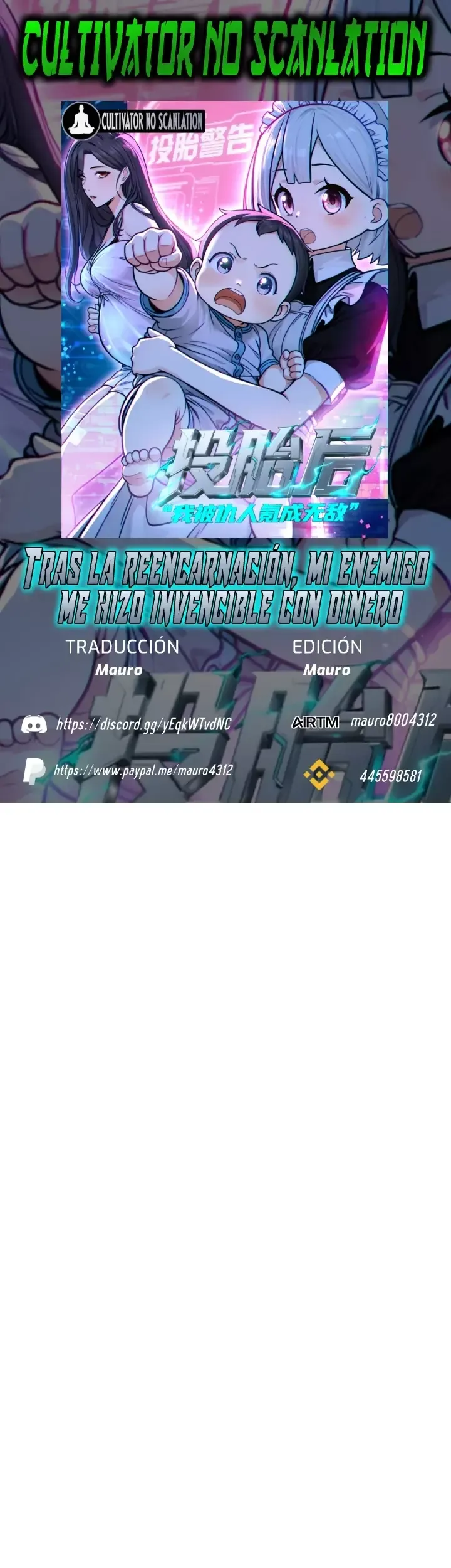 Tras la reencarnación, mi enemigo me hizo invencible con dinero Capítulo 28 en Línea - página 1