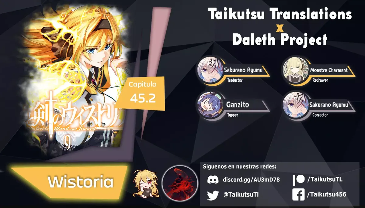 Tsue to Tsurugi no Wistoria Capítulo 45.2 en Línea - página 1