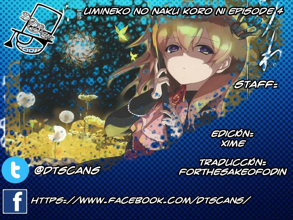 Umineko when they cry Episodio 4: Alliance of the Golden Witch Capítulo 1 en Línea - página 1