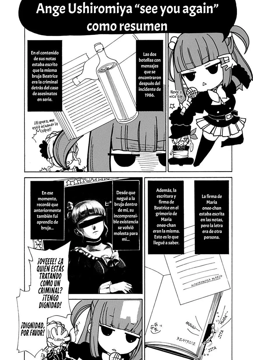 Umineko when they cry Episodio 4: Alliance of the Golden Witch Capítulo 6 en Línea - página 1
