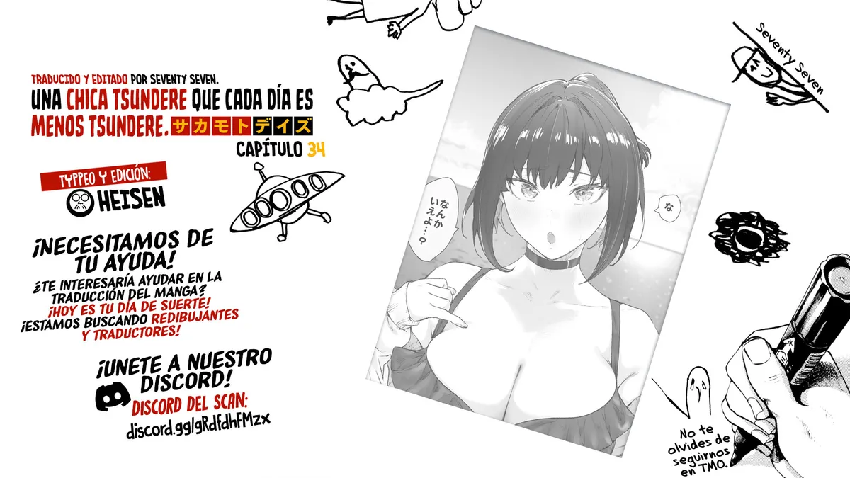 Una chica Tsundere que cada día es menos Tsun. Capítulo 34 en Línea - página 1