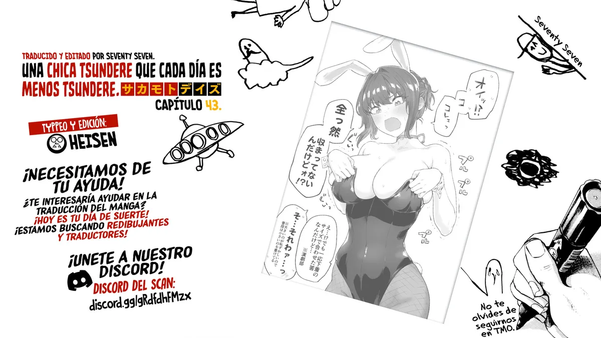 Una chica Tsundere que cada día es menos Tsun. Capítulo 43 en Línea - página 1