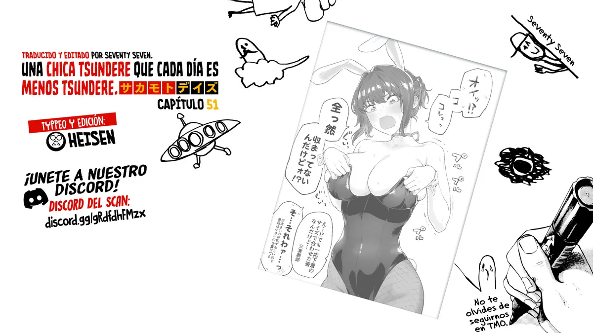 Una chica Tsundere que cada día es menos Tsun. Capítulo 51 en Línea - página 1