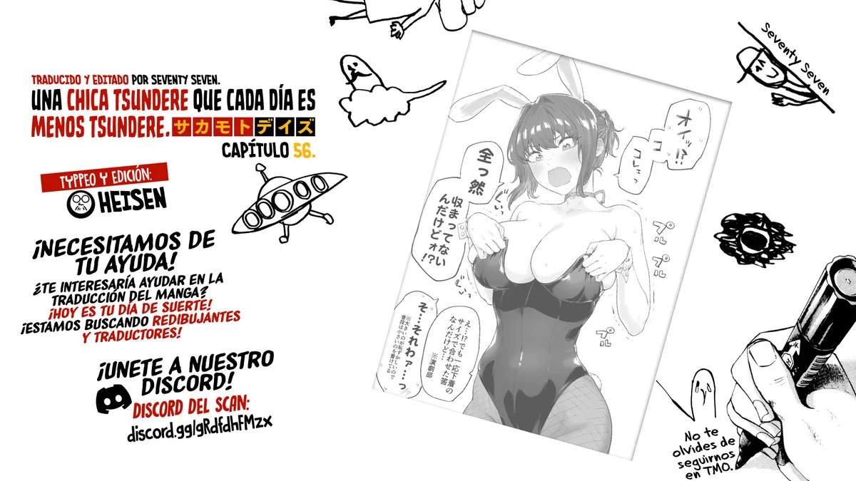 Una chica Tsundere que cada día es menos Tsun. Capítulo 56 en Línea - página 1