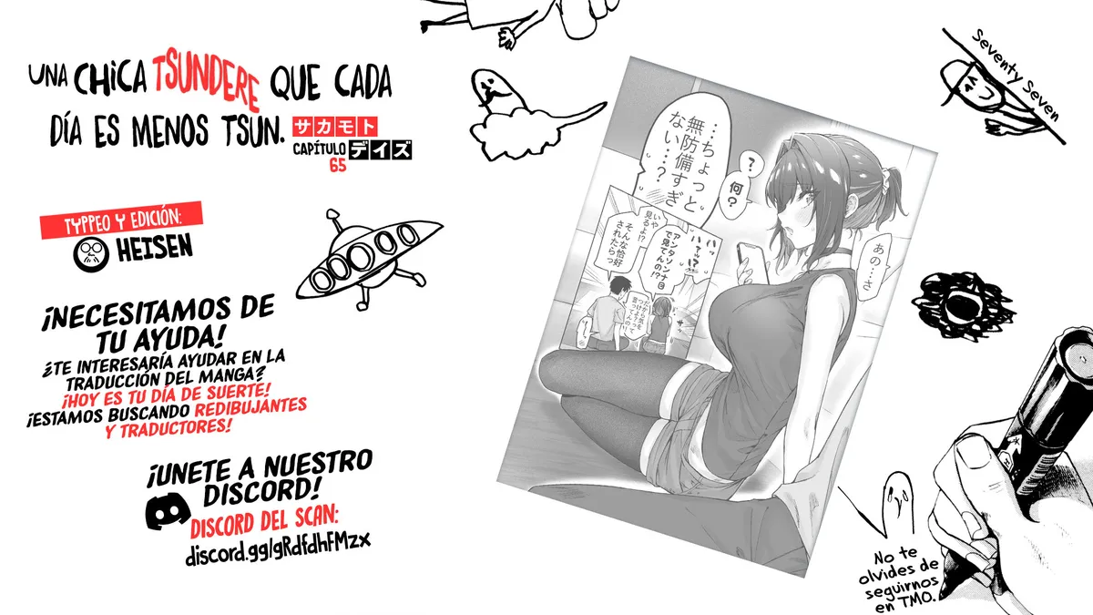 Una chica Tsundere que cada día es menos Tsun. Capítulo 65 en Línea - página 1