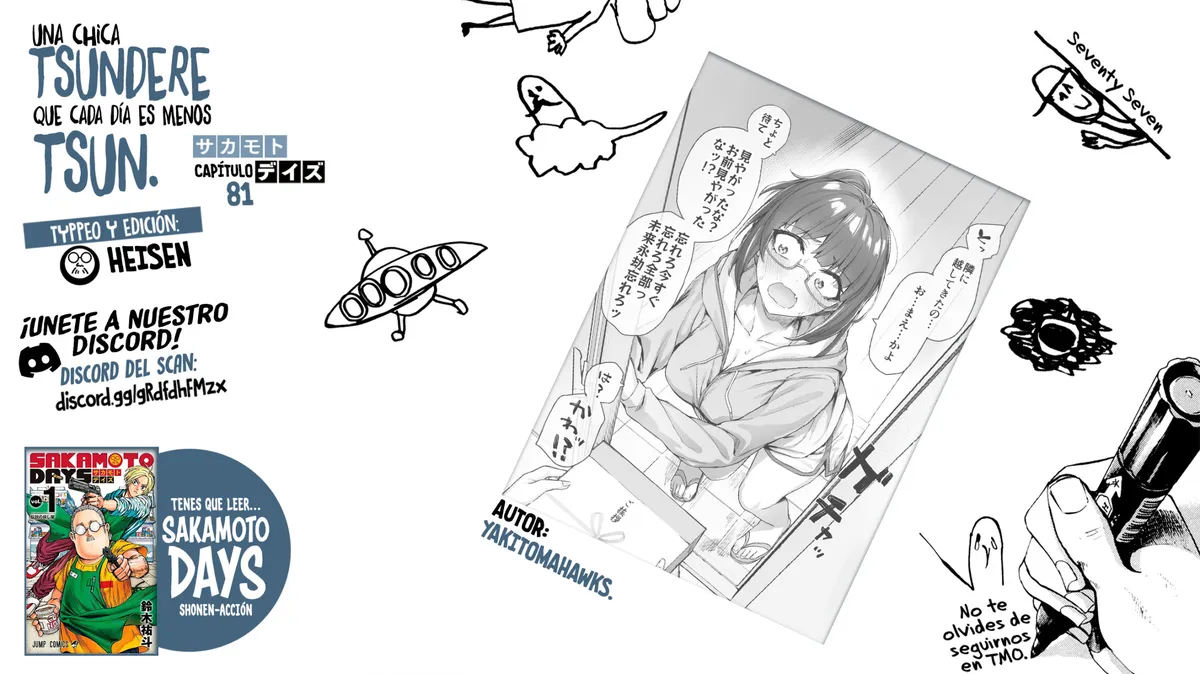 Una chica Tsundere que cada día es menos Tsun. Capítulo 81 en Línea - página 1