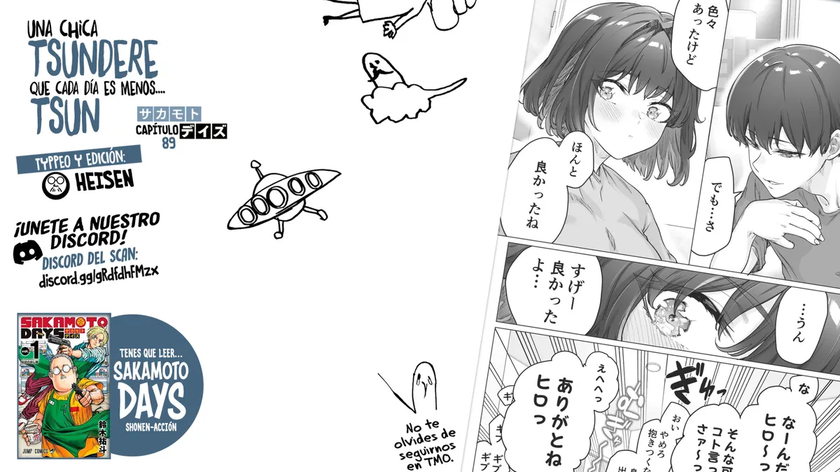 Una chica Tsundere que cada día es menos Tsun. Capítulo 89 en Línea - página 1