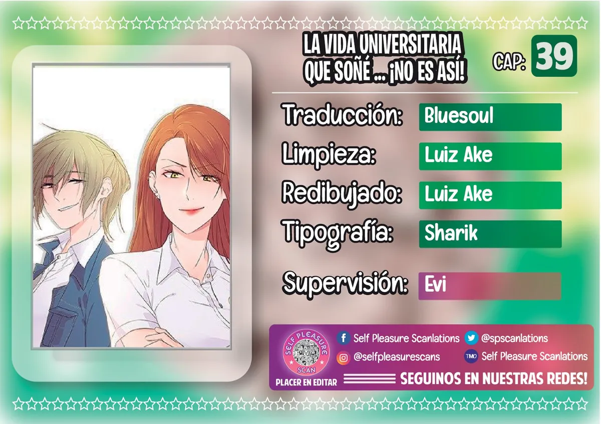 University life I dream of...It's not like this! Capítulo 39 en Línea - página 1