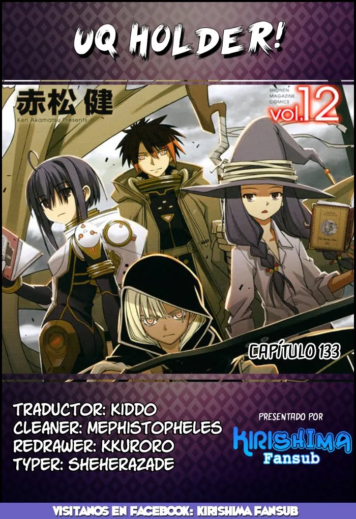 Uq Holder Capítulo 133 en Línea - página 1
