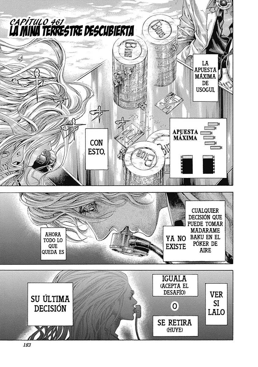 Usogui Capítulo 461 en Línea - página 1