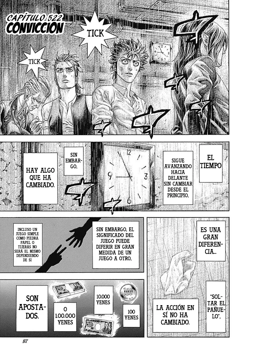 Usogui Capítulo 522 en Línea - página 1